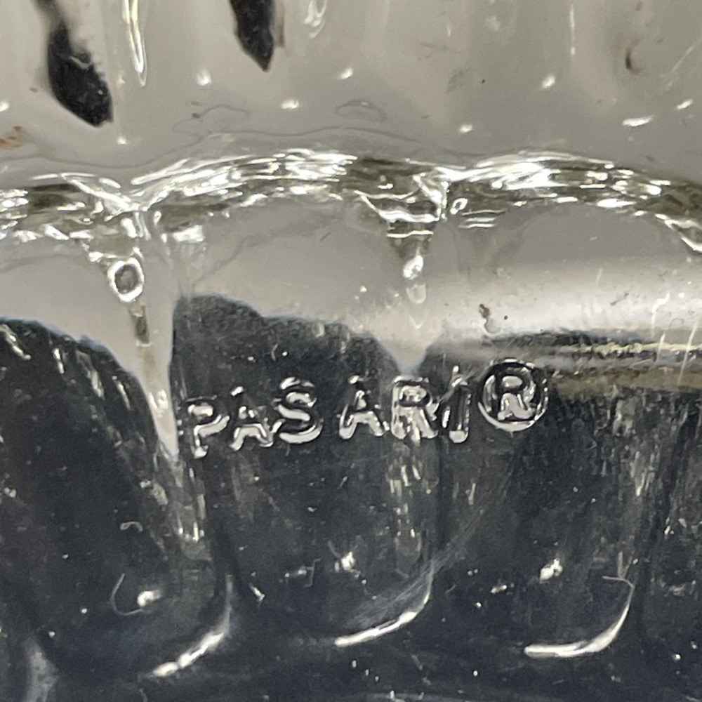 Vintage Cigar Ashtray By‎ Pasari Indonesia 5.5" Pressed Glass Clear - Picture 5 of 9
